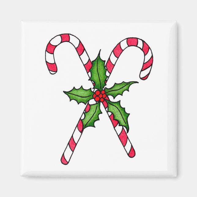 Candy Cane Magnet (Front)