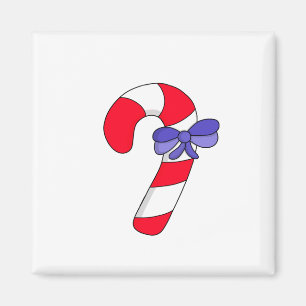 Candy cane magnet