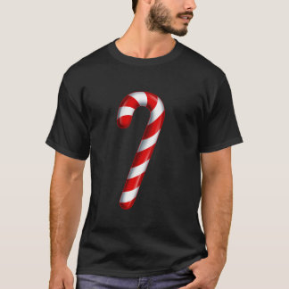Candy Cane Merry and Bright Red and White Candy Co T-Shirt