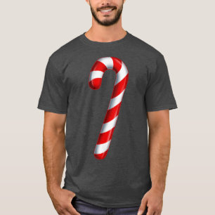 Candy Cane Merry and Bright Red and White Candy Co T-Shirt
