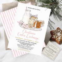 Candy Cane Milk & Cookies Christmas Exchange Party