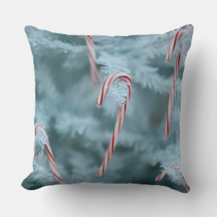 Candy Cane on Tree Cushion