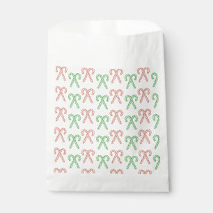 Candy cane/peppermint favour bags