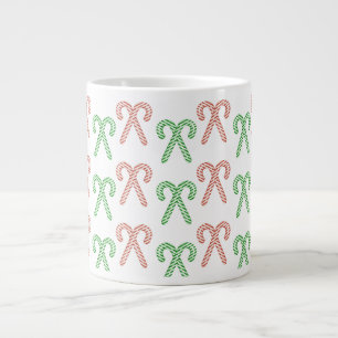 Candy cane/peppermint large coffee mug