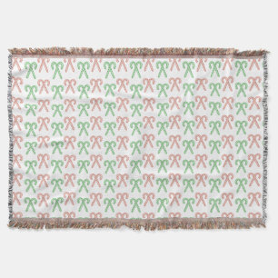 Candy cane/peppermint throw blanket