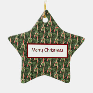 Candy Cane Photo Ornament 