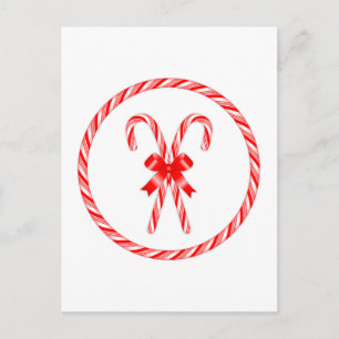 Candy Cane Postcard