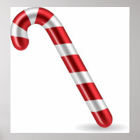 Candy Cane Poster