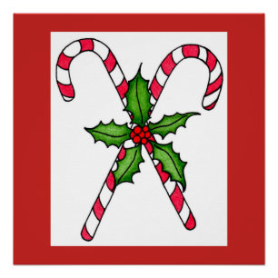 Candy Cane Print