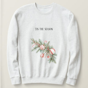 Candy Cane Red Christmas Sweatshirt