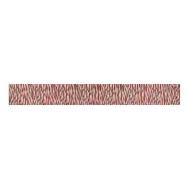 Candy Cane Ribbon  Grosgrain Ribbon (Front)