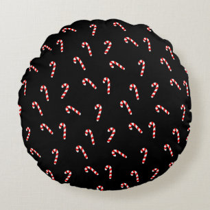 Candy Cane Round Cushion