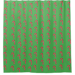 Candy Cane Shower Curtain