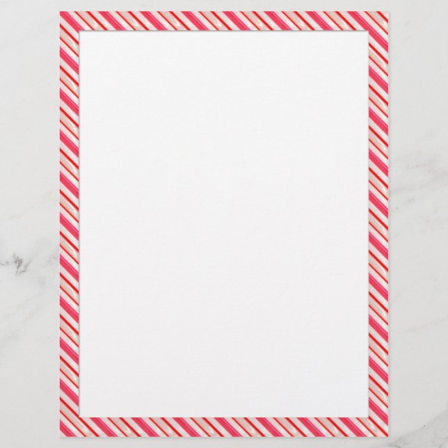 Candy Cane Stationary Flyer (Front)