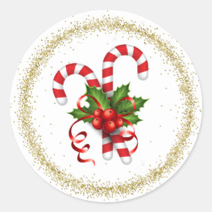 Candy Cane Stickers
