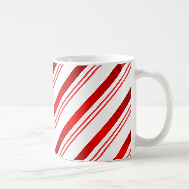Candy Cane Stripe Coffee Mug (Right)