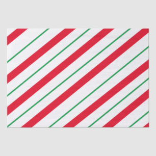 Candy Cane Stripe Holiday Tissue Paper