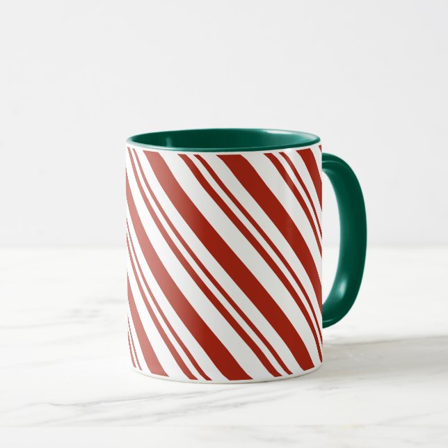 Candy Cane Stripe Mug (Front Right)