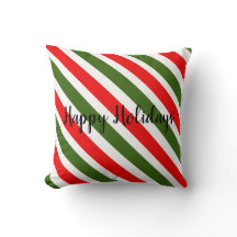 Candy Cane Striped Design Christmas Red & Green