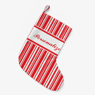 Candy Cane Stripes Small Christmas Stocking