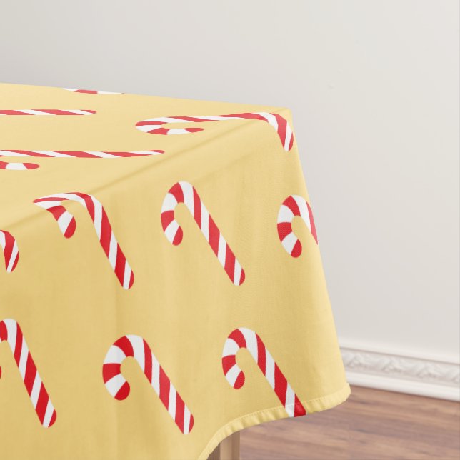 Candy Cane Tablecloth (In Situ)