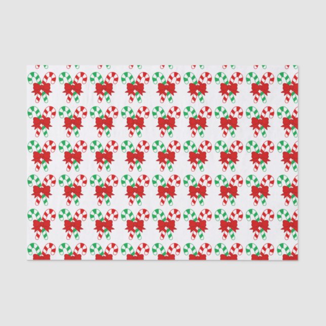 Candy Cane Tissue Paper (Front)