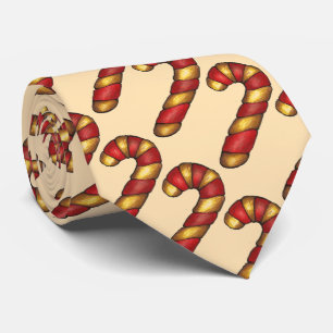 Candy Cane Twist Cookies Christmas Holiday Tie
