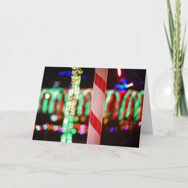 Candy Cane Wonderland Holiday Card (Front)