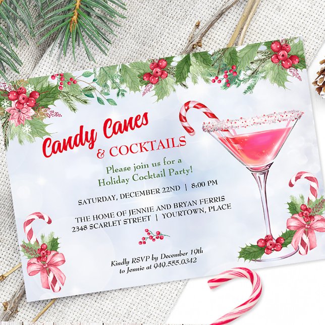 Candy Canes and Cocktails Christmas Holiday Party (Creator Uploaded)