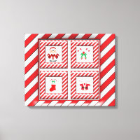 Candy Canes and Santa