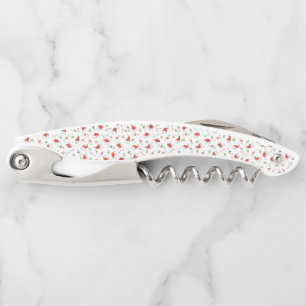 Candy Canes and Santa Hats Corkscrew
