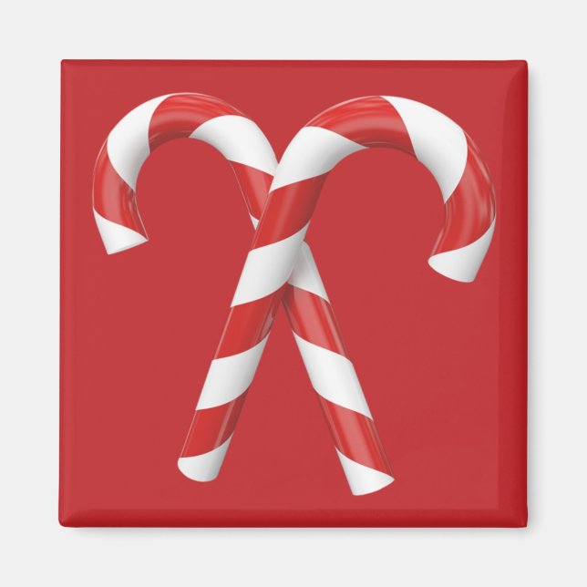 Candy Canes Christmas magnet (Front)