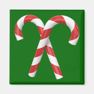 Candy Canes Christmas magnet