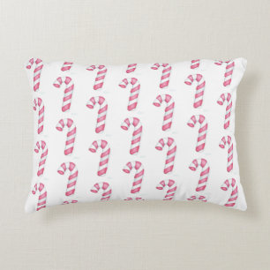 Candy Canes Decorative Cushion