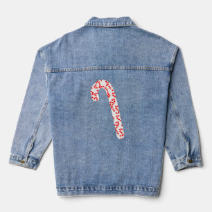 Candy Canes  Denim Jacket