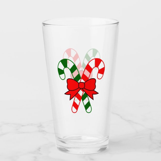 Candy Canes Glass (Front)