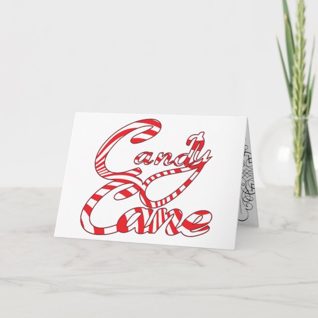 Candy Canes Holiday Card (Front)