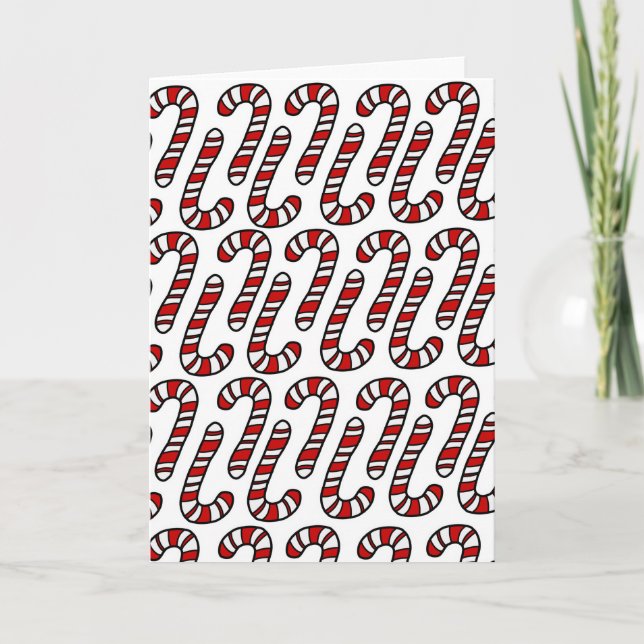 Candy Canes Holiday Card (Front)