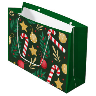 Candy Canes Large Gift Bag