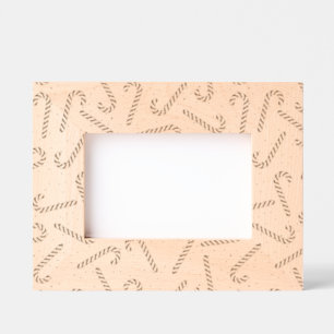 Candy Canes Laser Etched Picture Frame