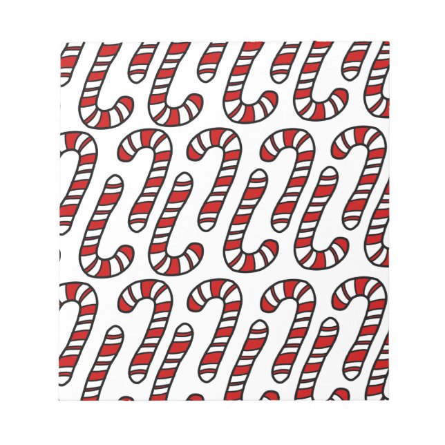Candy Canes Notepad (Front)