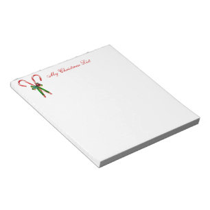 Candy Canes Notepad