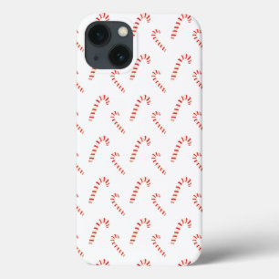 Candy Canes Pattern iPhone 13 Case