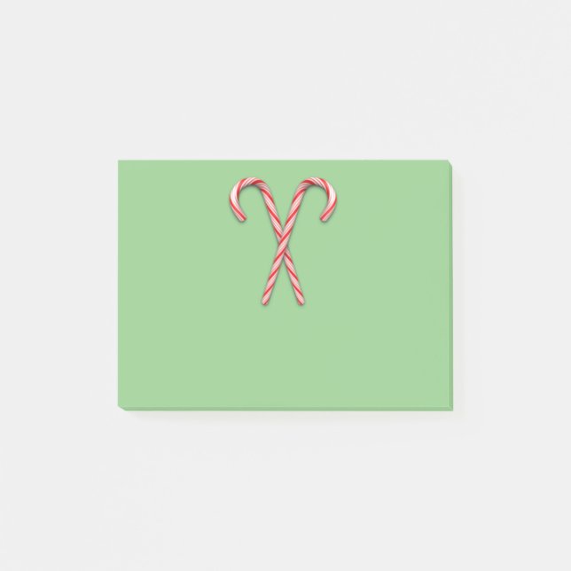 Candy Canes Post-it Notes (Front)