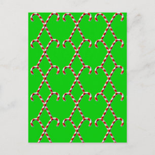 Candy Canes Postcard