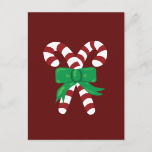 Candy Canes Postcard