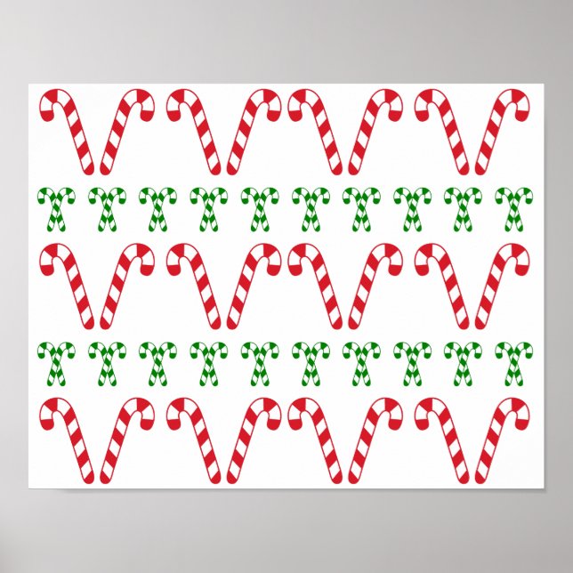 Candy Canes Poster/Print Poster (Front)