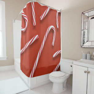 Candy Canes Shower Curtain