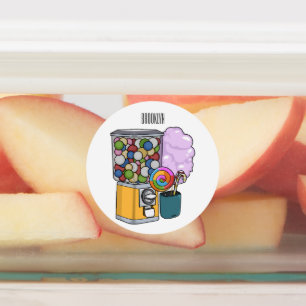 Candy cartoon illustration