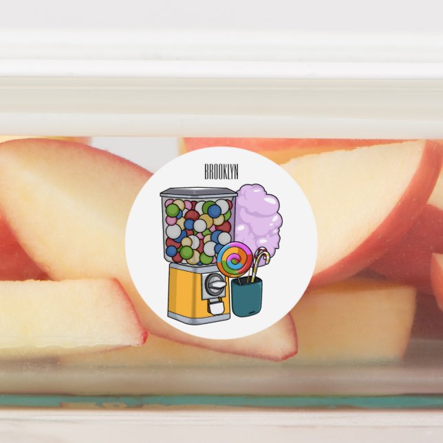 Candy cartoon illustration  (Affixed)